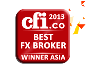 2013 CFI.co Magazine Best FX Broker in Asia